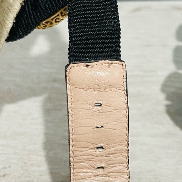 Gucci NEW SZ 36.5 Grosgrain Green Jewel Embellished Espadrille Flat Sandals - Picture 15 of 16